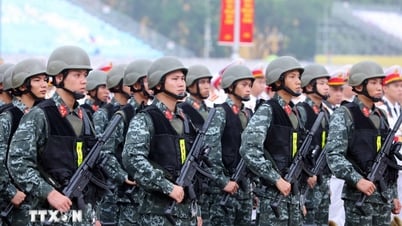 Xuất quân bảo đảm tuyệt đối an ninh, an toàn Lễ kỷ niệm, diễu binh, diễu hành