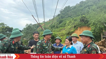 Military Region 4 will dispatch 300 more officers and soldiers to support flood relief in Yen Nhan commune.