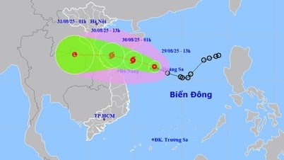 เช้าวันพรุ่งนี้ พายุดีเปรสชันเขตร้อนอาจกลายเป็นพายุฝนฟ้าคะนอง ฝนตกหนักในภาคเหนือและภาคกลาง