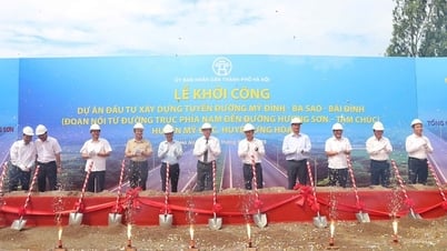 Construction of My Dinh-Ba Sao-Bai Dinh road started