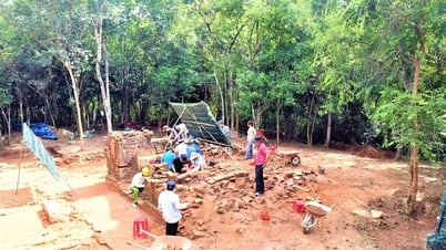 Khai quật nhóm tháp L tại đền tháp Mỹ Sơn, phát hiện dấu tích kiến trúc thế kỷ 13