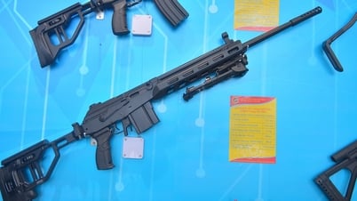 新たに発表されたベトナム製狙撃銃のクローズアップ