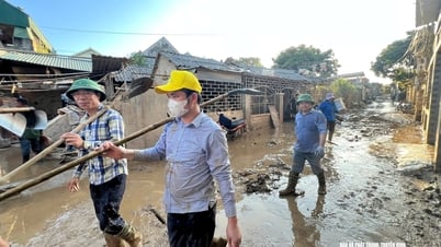 Trường học ở Nghệ An hỗ trợ nhau vượt thiên tai