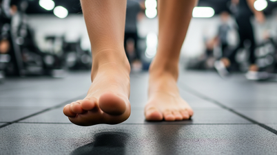 4 lợi ích nhờ đi chân trần tập gym