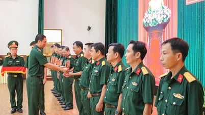Trao quyết định cho quân nhân chuyên nghiệp tỉnh An Giang