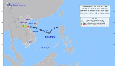 Storm No. 6 weakens into a tropical depression after making landfall