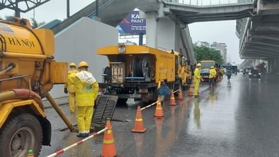 Hanói responde às fortes chuvas e garante a segurança do dique