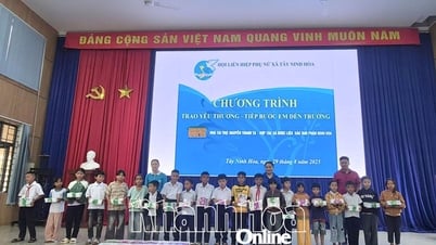 Tay Ninh Hoa Commune Women's Union organizes activities to celebrate the 80th anniversary of National Day September 2