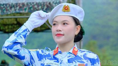 Jovem de Lao Cai tem a honra de participar de dois desfiles históricos da nação