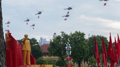 Gambar-gambar yang mengesankan dalam gladi bersih parade untuk merayakan Hari Nasional 2 September
