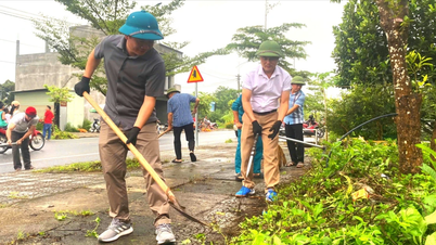 Nghia Lo Ward lançou uma campanha para embelezar a área urbana e limpar o meio ambiente.