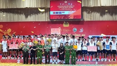 พิธีปิดการแข่งขันวอลเลย์บอลตำรวจนานาชาติ ประจำปี 2568