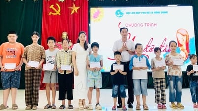 Hung Yen: Die Frauenunion der Kommune Hong Quang gewährt 64 Waisenkindern vor dem neuen Schuljahr eine Patenschaft