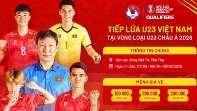 VFF punya jurus spesial, jual tiket langsung di Phu Tho: U.23 Vietnam, menang yuk!
