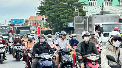 Masyarakat kembali ke Barat untuk liburan 2 September: Jembatan Rach Mieu bersih, jalan raya Ho Chi Minh City - Trung Luong macet
