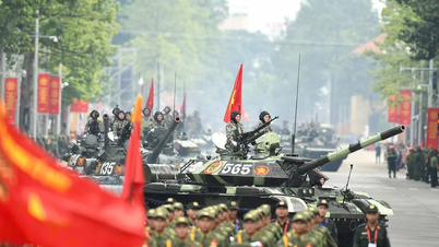Vietnams moderne Waffen bei der Paradeprobe zum Nationalfeiertag am 2. September