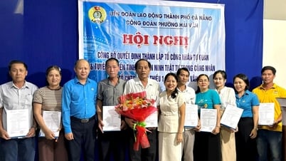 Xuan Thieu 1 رہائشی علاقے کے خود سے منظم کارکنوں کے گروپ کا آغاز