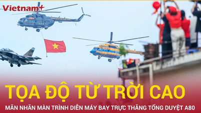 Choáng ngợp màn trình diễn của trực thăng, Su-30MK2 trong buổi tổng duyệt A80