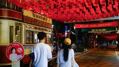 28,000 flags dyed red on Ngu Xa pearl island