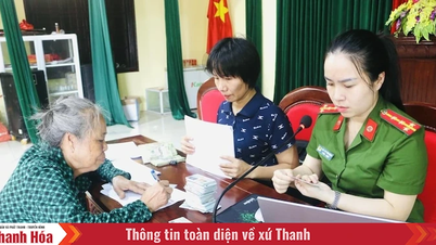 Những hình ảnh đầu tiên người dân xã Hoằng Lộc nhận quà Tết Độc lập