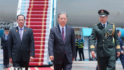 Herr Trieu Lac Te ist in Hanoi angekommen, um seinen Besuch in Vietnam zu beginnen und am Jahrestag am 2. September teilzunehmen.