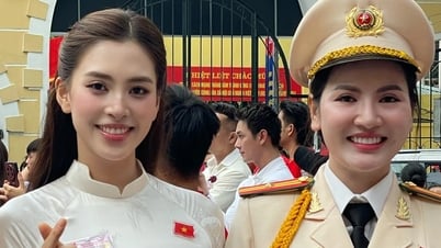 Nona Tieu Vy bersaing dengan seorang mayor polisi yang memainkan peran sebagai "gadis jalanan"