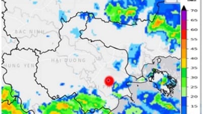 Mưa rào và dông có thể xảy ra ở nhiều địa phương của Hải Phòng