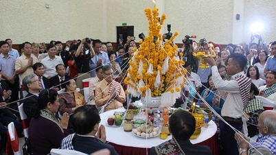 Đại sứ quán Lào tại Việt Nam tổ chức đón Tết cổ truyền Bunpimay năm 2019