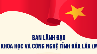 Infographic: Lãnh đạo Sở Khoa học và Công nghệ tỉnh Đắk Lắk (mới)