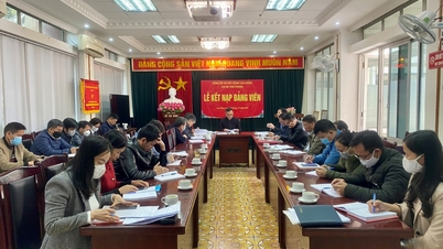 Lễ kết nạp Đảng viên mới của Chi bộ Văn phòng Sở Xây dựng