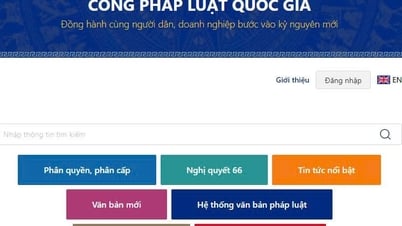 Quy chế tạm thời quản lý, vận hành, khai thác Cổng Pháp luật quốc gia