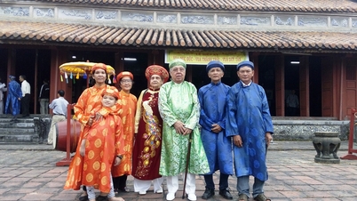 Cháu nội vua Thành Thái lần đầu về Huế dự giỗ ông