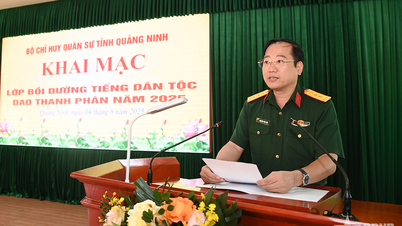 Bộ CHQS tỉnh Quảng Ninh: Khai mạc lớp bồi dưỡng tiếng dân tộc Dao Thanh Phán năm 2025