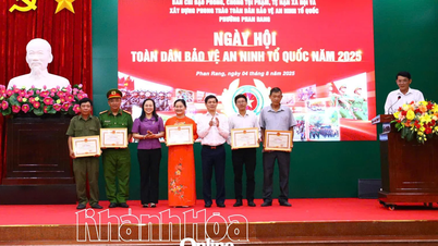Phường Phan Rang tổ chức Ngày hội toàn dân bảo vệ an ninh Tổ quốc năm 2025
