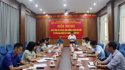 Khối thi đua các cơ quan tham mưu tổng hợp sơ kết phong trào thi đua và công tác khen thưởng 6 tháng đầu năm 2023