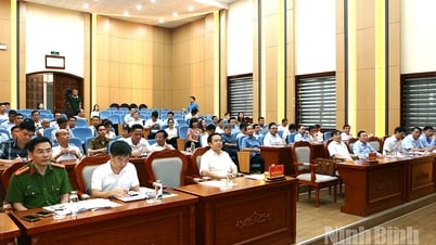 Hội nghị về khai thác khoáng sản làm vật liệu xây dựng trên địa bàn tỉnh