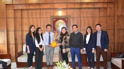 Đoàn Trường Đại học FulBright Việt Nam chào xã giao tại UBND tỉnh