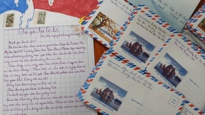 Xúc động trước hàng trăm lá thư tay của các cháu học sinh gửi tới Đặc khu Trường Sa