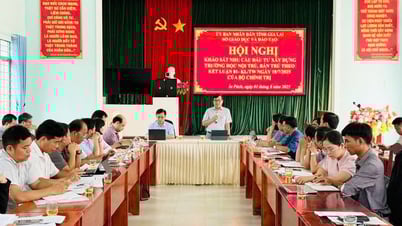 Khảo sát triển khai đầu tư xây dựng trường học thuộc 7 xã biên giới Gia Lai