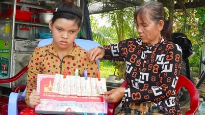 Cháu vua Thành Thái bị bại não: 'Công nương' đi bán vé số