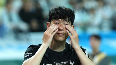 Son Heung-min rơi nước mắt trong trận đấu giã từ Tottenham