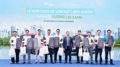Vinfast bàn giao lô xe Limo Green đầu tiên cho khách hàng