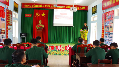 Sư đoàn 968 (Quân khu 4) kiểm tra triển khai thực hiện hoạt động CTĐ, CTCT tại Trung đoàn 9