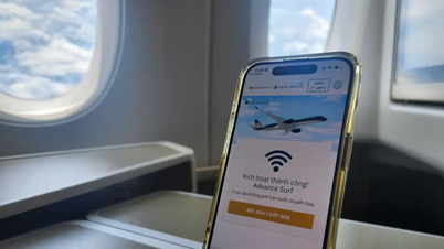 Vietnam Airlines bắt đầu thử nghiệm dịch vụ kết nối internet trên máy bay