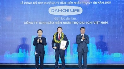Dai-ichi Việt Nam vào Top 10 công ty bảo hiểm nhân thọ uy tín 2025