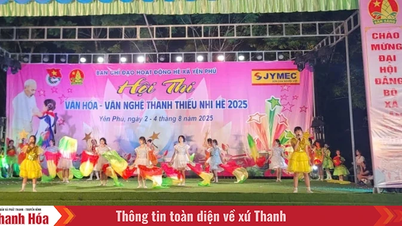 Hội thi văn hóa - văn nghệ thanh thiếu nhi chào mừng Đại hội Đại biểu Đảng bộ xã Yên Phú, nhiệm kỳ 2025-2030