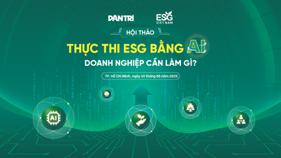 Dân trí tổ chức hội thảo "Thực thi ESG bằng AI, doanh nghiệp cần làm gì?"
