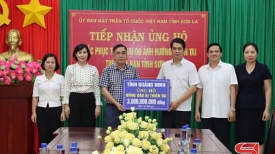 Tỉnh Quảng Ninh ủng hộ Sơn La 3 tỷ đồng khắc phục hậu quả thiên tai