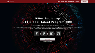 Chương trình đào tạo AI dành cho tài năng trẻ Việt Nam - GStar Bootcamp