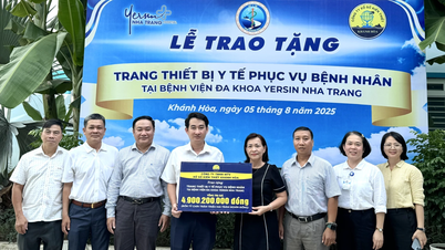 Bệnh viện Đa khoa Yersin Nha Trang được tài trợ các trang thiết bị y tế có trị giá hơn 4,9 tỷ đồng